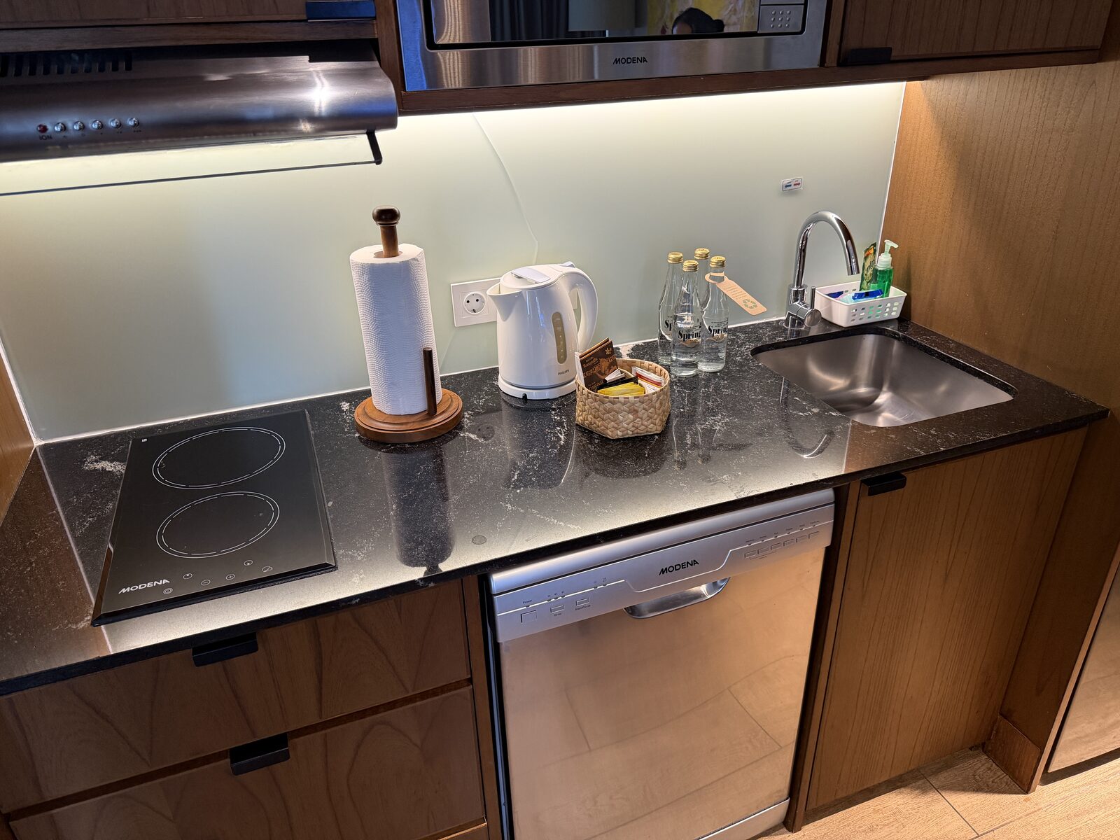 ウェルカムアメニティとタオルアートの象