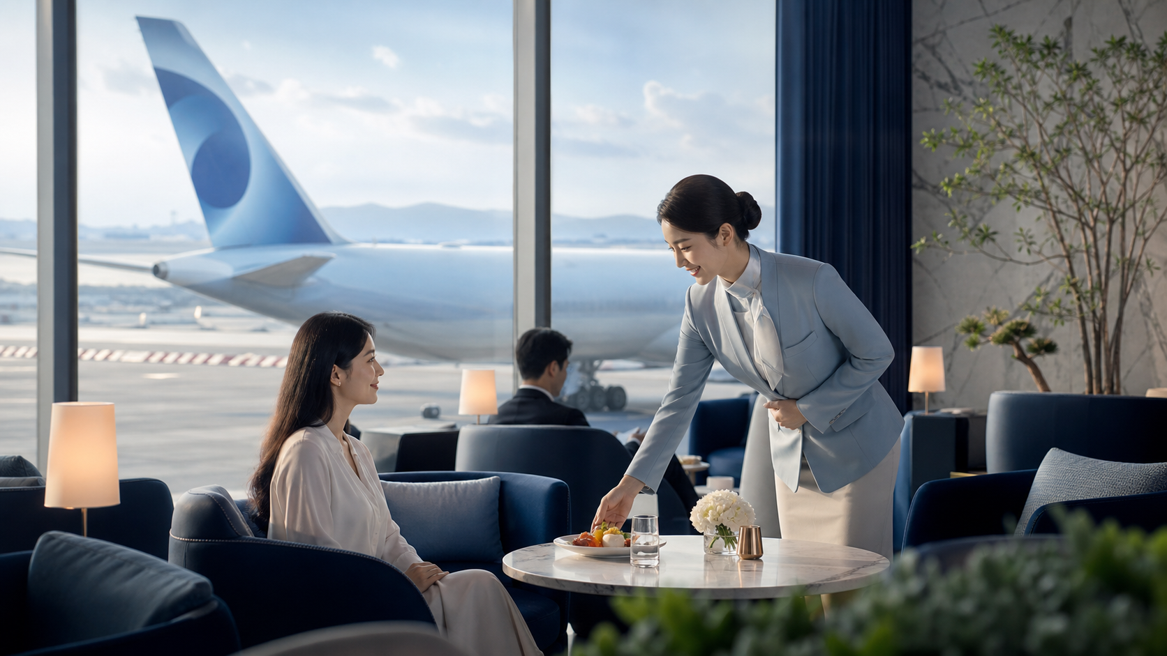 Korean Airの5つ星評価イメージ