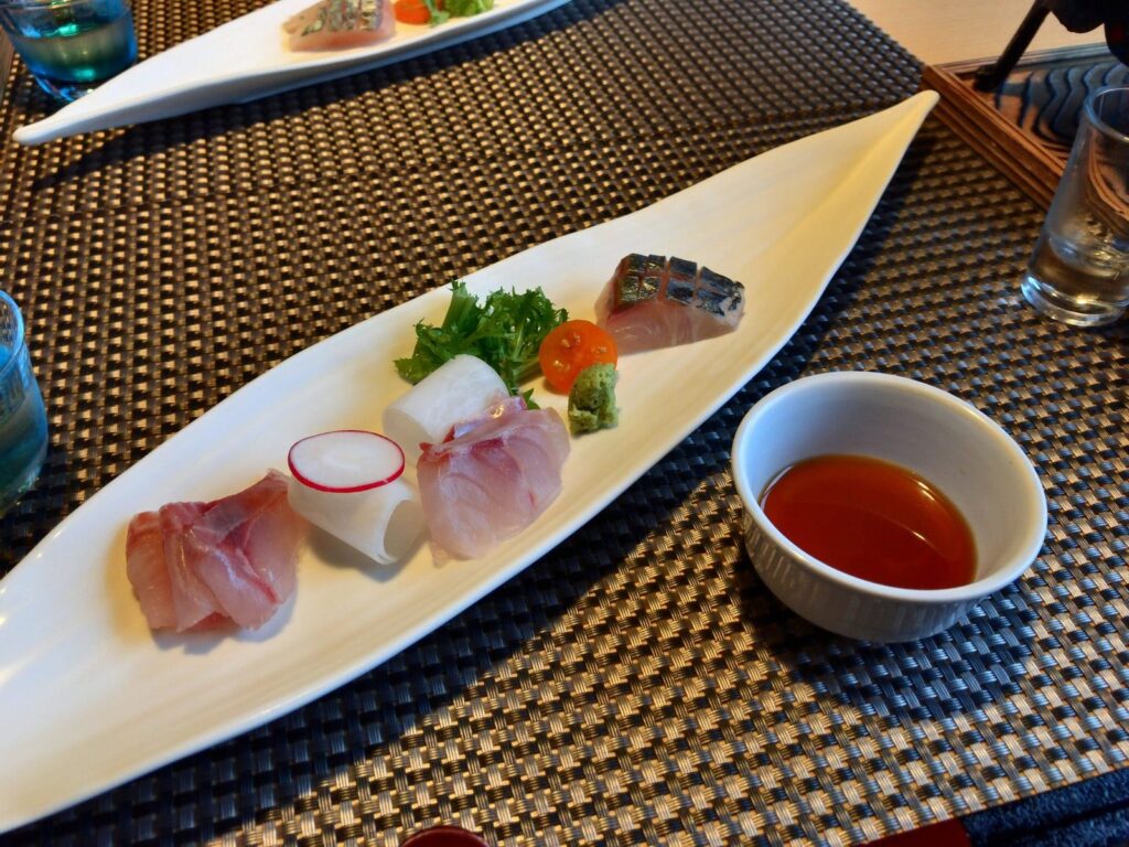 箱根湯宿 然-ZEN- 夕食のお造り