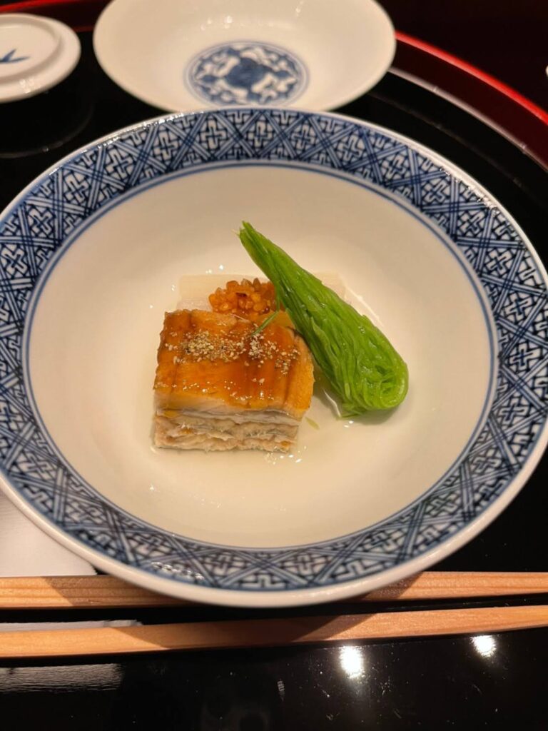 山荘 京大和の魚と青菜を合わせた温物