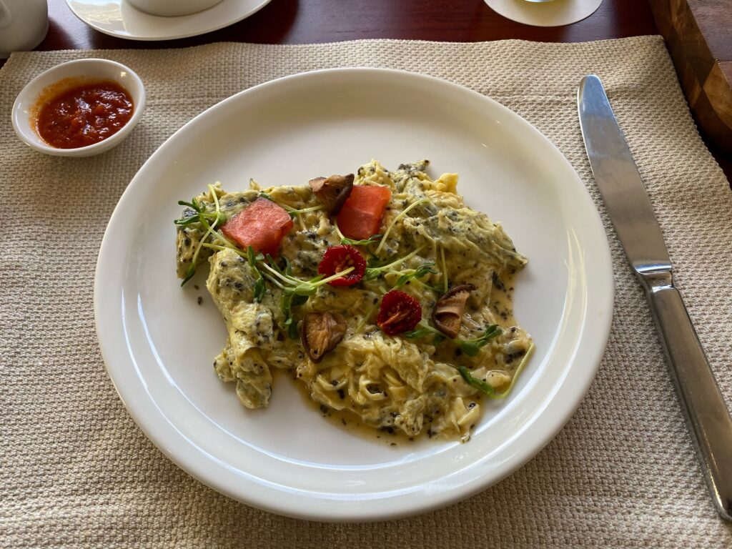 シルクスプレイスタロコで味わったパスタ料理
